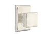 Emtek Square Knob with Neos Rosette