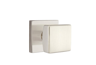 Emtek Square Knob with Square Rosette