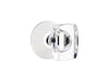 Emtek Windsor Crystal Knob with Modern Rosette