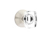 Emtek Windsor Crystal Knob with Modern Rosette