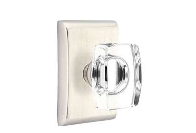 Emtek Windsor Crystal Knob with Neos Rosette