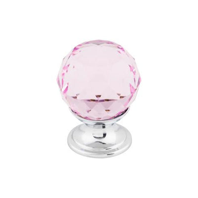 Top Knobs Pink Crystal Knob