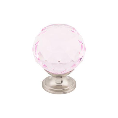 Top Knobs Pink Crystal Knob