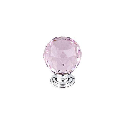 Top Knobs Pink Crystal Knob