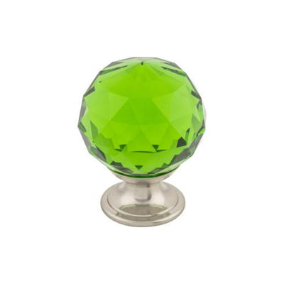 Top Knobs Green Crystal Knob