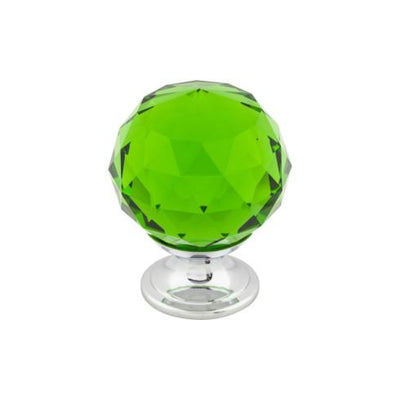Top Knobs Green Crystal Knob