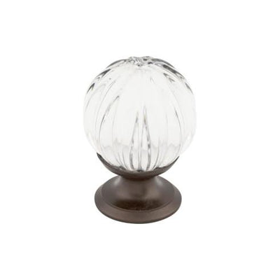 Top Knobs Clear Melon Crystal Knob