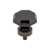Top Knobs Black Octagon Crystal Knob