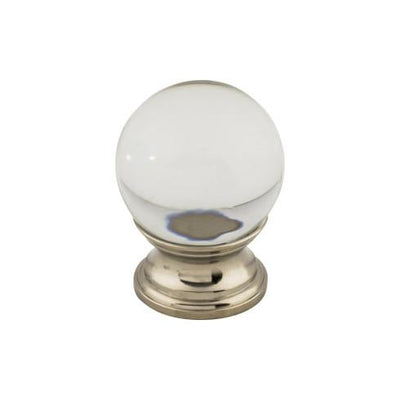 Top Knobs Clarity Clear Glass Knob