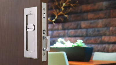 Modern Rectangular Pocket Door Mortise