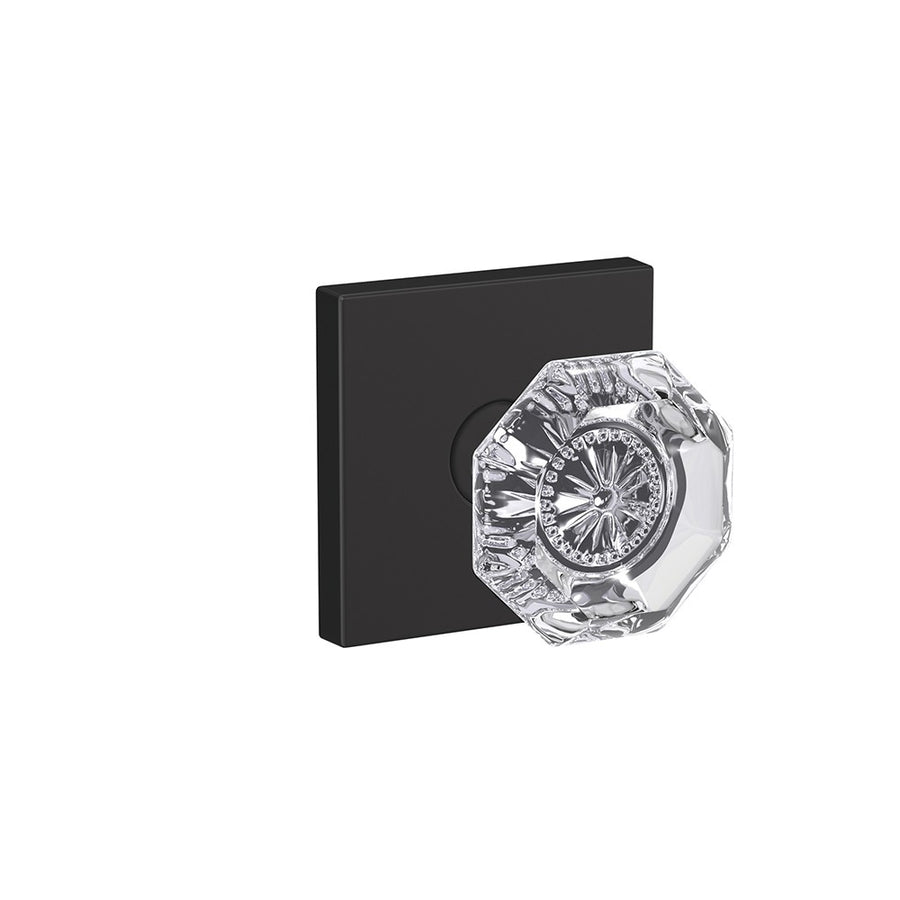 Schlage Custom™ Alexandria Glass Knob with Collins Trim