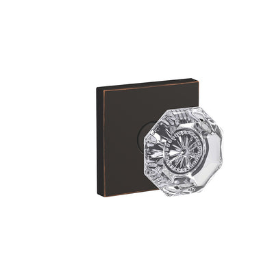 Schlage Custom™ Alexandria Glass Knob with Collins Trim