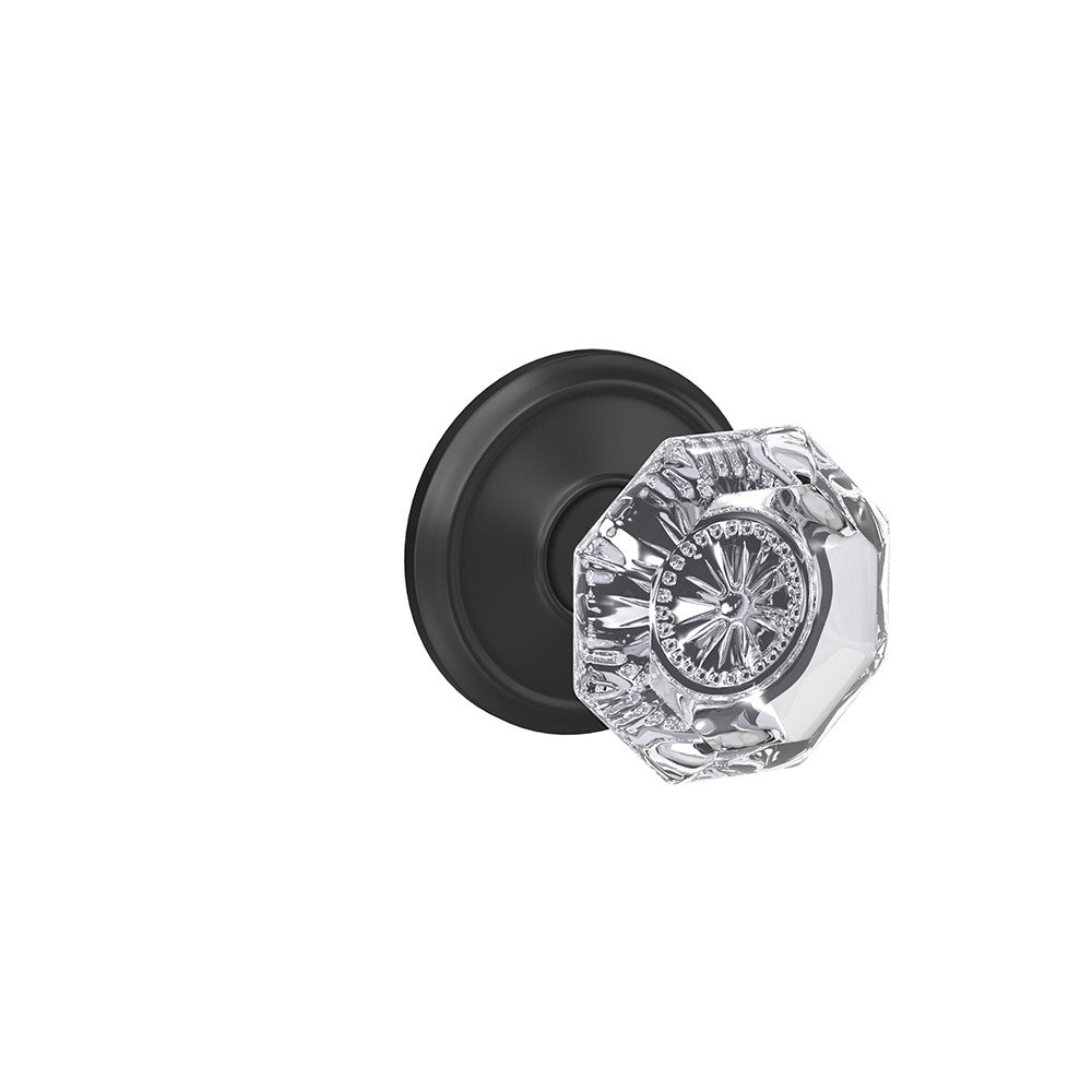 Schlage Custom™ Alexandria Glass Knob with Alden Trim - JRD Supply