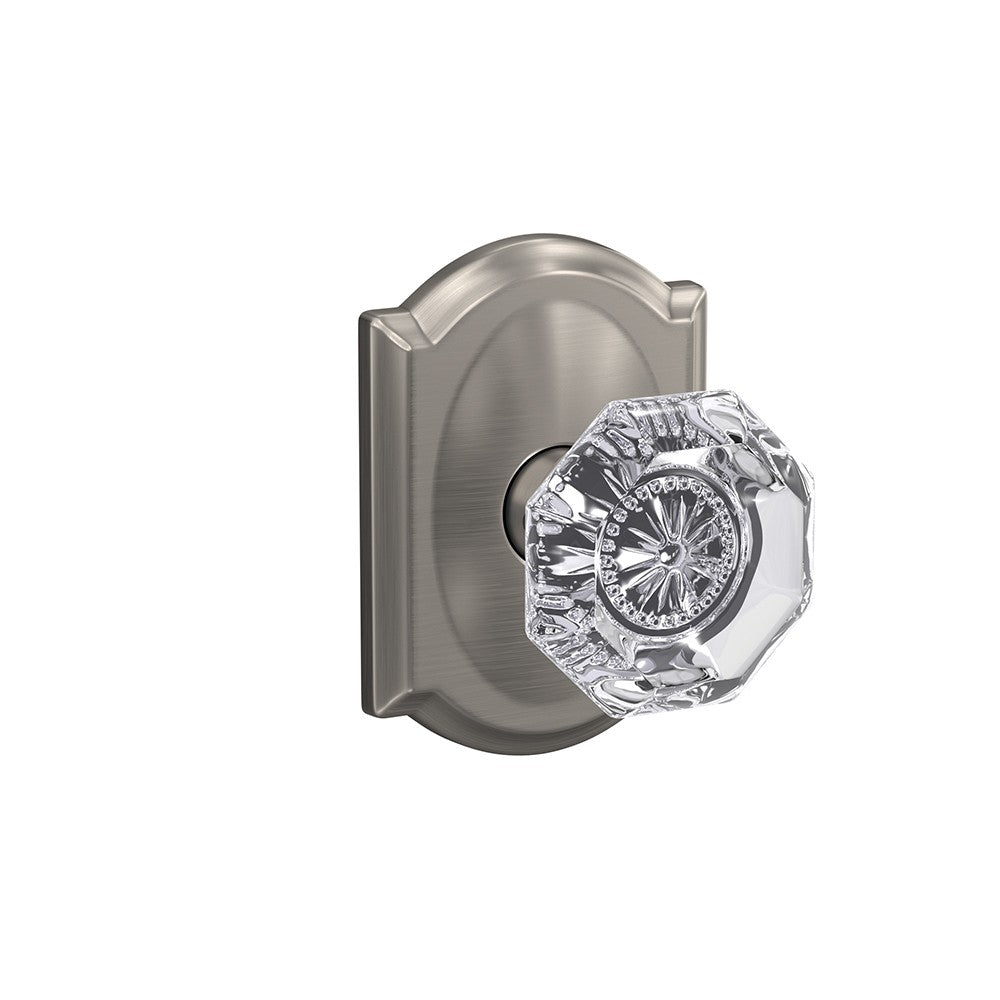 Schlage Custom™ Alexandria Glass Knob with Camelot Trim