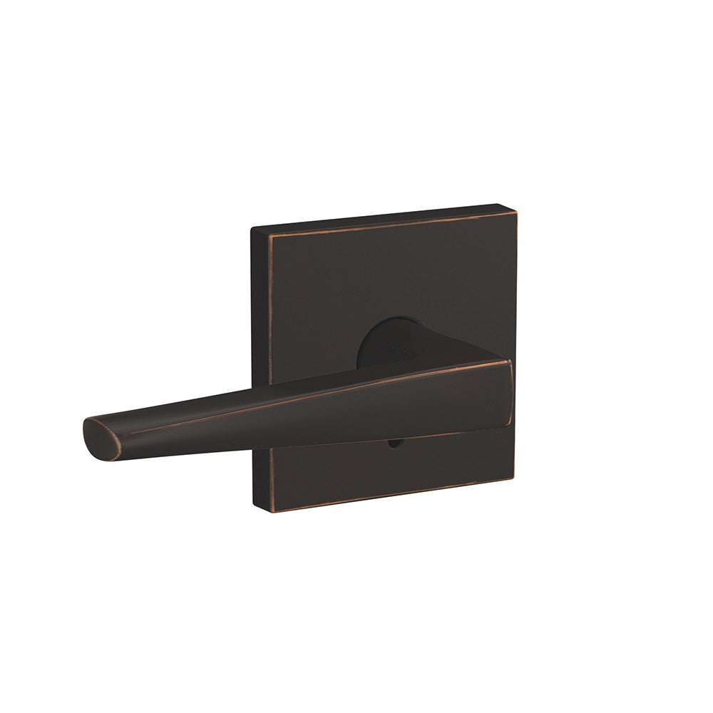 Schlage Custom™ Eller Lever with Collins Trim Passage/Privacy