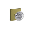 Schlage Custom™ Alexandria Glass Knob with Collins Trim